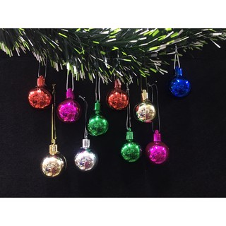 [ HCM ] NOEL - BỊCH 10 CÁI - TRÁI CHÂU BÓNG LOẠI NHỎ TRANG TRÍ NOEL - KT57