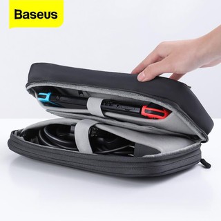 Túi Đựng Máy Chơi Game Nintendo Switch Và Thẻ Game Nhỏ Gọn Tiện Lợi Chính Hãng Baseus Màu Xám Đậm