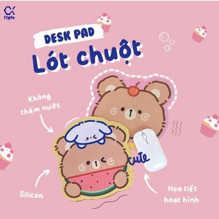 Miếng lót chuột chống trượt in họa tiết hoạt hình dễ thương Cá store