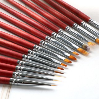 Cọ vẽ chuyên nail loại tốt, cán gỗ