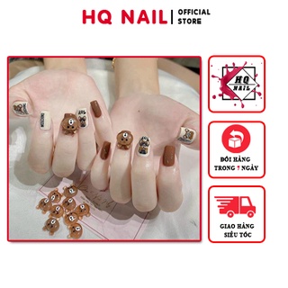 Charm gấu siêu cute trang trí móng Hot nhất 2021