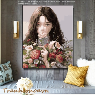 Tranh Sơn Dầu Số Hóa Nàng Thơ Tranhsohoavn Tranh Số Hóa Mã Tranh N071