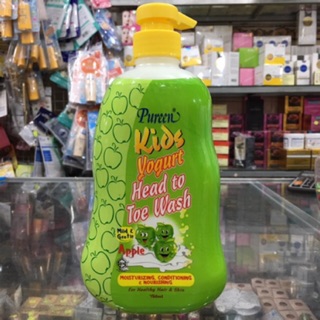 Tắm gội Pureen sữa chua táo 750ml