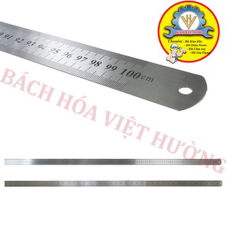[GIÁ RẺ] Thước lá inox, thước không gỉ loại đẹp đủ kích thước 50cm, 100cm  hàng có sẵn