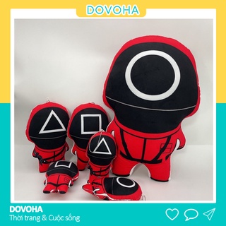 Móc khóa gấu bông squid game cute đẹp dễ thương treo balo giá rẻ DOVOHA GVP18