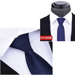 Cà vạt màu Xanh bản nhỏ 6cm và bản to 8cm phong cách thời trang, cravat chú rể