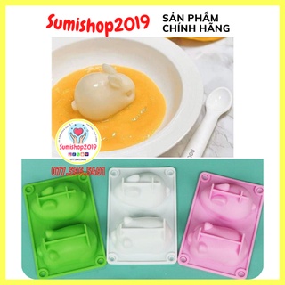 Khuôn silicon làm puding / đậu hủ non / rau câu hình thỏ và heo 3D