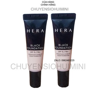 [Hiếm – Hot] Kem Nền Hera Black Foundation 10ml siêu che khuyết điểm cho lớp nền hoàn hảo suốt 24h.