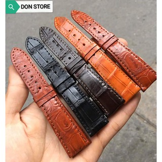 Dây Đồng Hồ Da Cá Sấu Thật Đủ SIZE