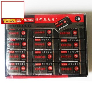 [sỉ ib] Sỉ 30 tẩy bút chì TO - Mã 6501 (Đen)