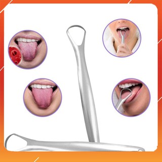 Dụng Cụ Nạo Lưỡi, Cạo Lưỡi, Vệ Sinh Lưỡi Người Lớn Bằng inox, Thép Không Gỉ Hết Rêu Lưỡi, Hơi Thở Hôi | (LH3)