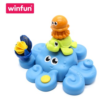 Đồ chơi tắm cho bé - tháp xếp chồng bạch tuộc phun nước vui nhộn Winfun 7117 - Phát triển tư duy logic- kỹ năng cho bé