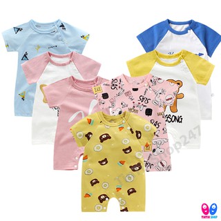Sleepsuit cho bé Body đùi liền quần Quảng Châu cho bé trai – bé gái SLH02