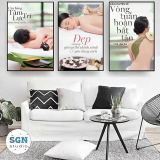 [Giá Xưởng]COMBO 3 TRANH FOMEX KT 50*70CM, Miễn phí thiết kế, tặng kèm băng dính