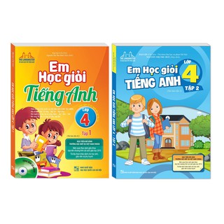 Sách - Combo Em học giỏi tiếng Anh lớp 4 tập 1 + Tập 2