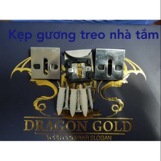 Giá treo , gương phòng tắm 3 cái ( kẹp gương )