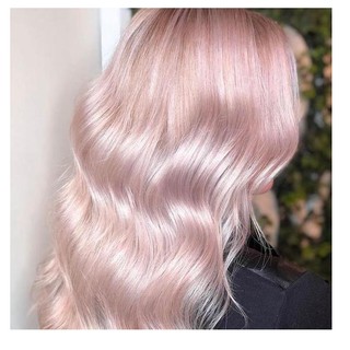 Tuýp Thuốc Kem Nhuộm Tóc Màu Hồng Pastel Cần Tẩy Tóc