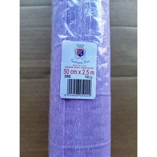 Giấy nhún ý 180gr 592 màu tím môn - 1 cuộn