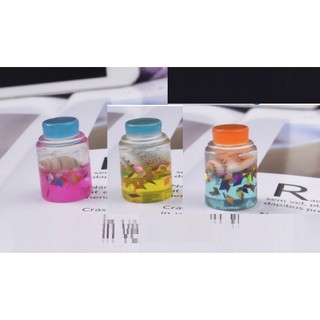 Mô hình Lọ nước thần đáy biển phụ kiện trang trí charm slime