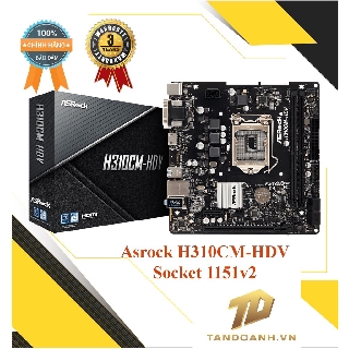 BO MẠCH CHỦ Asrock H310CM-HDV – Socket 1151v2