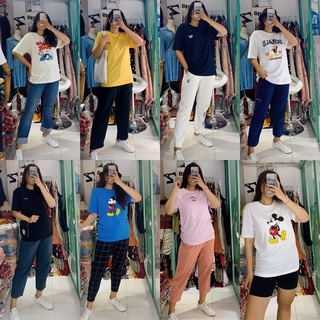 ÁO THUN MICKEY DONALD bigsize xuất xịn UNISEX