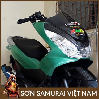 Combo sơn màu xanh ngọc bích 1380 Samurai