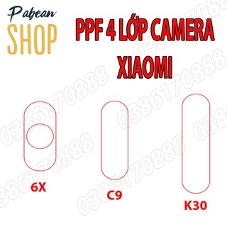 Dán CAMERA PPF 4 lớp chống va đập cho XIAOMI 6X / C9 / K30