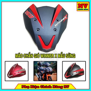 [Mã LIFEAUMAY giảm 10% tối đa 30k đơn 150k] Mão Chắn Gió Winner X Mẫu Sừng Logo Chữ Ngẫu Nhiên