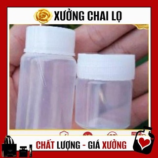 [TOP GIÁ RẺ] 100 Hũ nhựa 15ml/30ml đựng mỹ phẩm, dược phẩm , phụ kiện du lịch