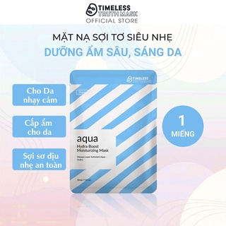 Mặt nạ sợi tơ siêu nhẹ dưỡng ẩm sâu, sáng da Timeless Truth Mask - Aqua Hydra Boost (30ml x 1 miếng)