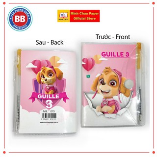 [Mã LIFEBOOK2 giảm 10% đơn 0Đ] Sổ A7 bìa trong suốt CK1 kèm bút Minh Châu (Mã 015)/ Bìa mẫu BTS giao ngẫu nhiên