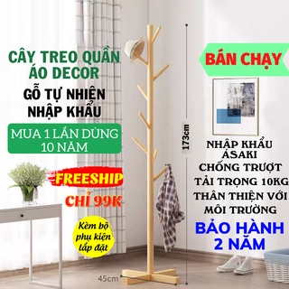 Cây Treo Đồ, Giá Treo Quần Áo Gỗ Phong Cách Hàn Quốc Decor Phòng Xinh PAPAA.HOME