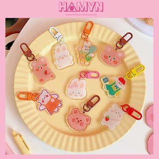 Móc khoá keychain trang trí sổ điện thoại treo airpod nhiều mẫu lựa chọn HAMYN