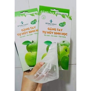 Găng tay nilon tự hủy sinh học Green Eco 100c