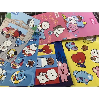 Poster BTS BT21 (8 tấm 42x29cm)