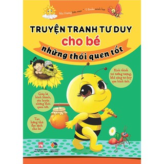 Sách - Truyện tranh tư duy cho bé ,những thói quen tốt ( kích thích trí tưởng tượng khả năng tư duy qua hình ảnh)