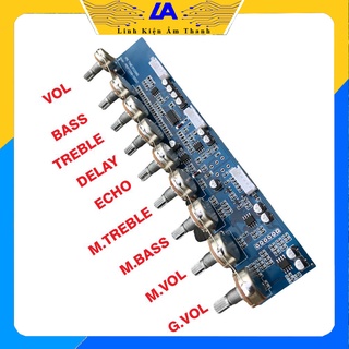 mạch echo chế loa kéo pre loa kéo mic liền echo cho loa kéo nguồn đơn