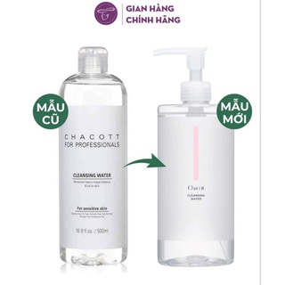 Nước tẩy trang Chacott Face Cleansing Water 500ml