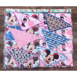 Các sét 3 yếm cổ bé trai bé gái Disney dư xịn đét