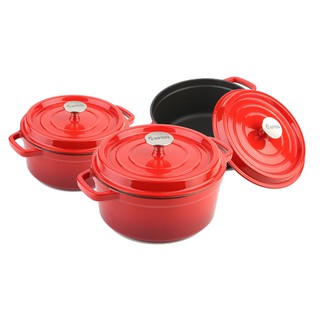BỘ 3 nồi gang đúc tráng men Rapido