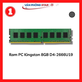 Ram PC Kingston 8GB D4-2666U19 1Rx16 UDIMM (KVR26N19S6/8)
