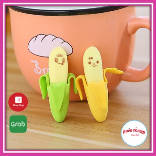 Set 2 tẩy hình chuối ngộ nghĩnh đáng yêu đẹp mắt 01071 Buôn Rẻ
