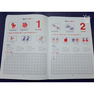 Vở tập viết chữ số và toán cho bé vào lớp 1