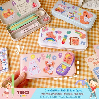 <Video Review> Hộp Nhựa Đựng Bút/ Cọ Trang Điểm/ Đồ Dùng Để Bàn Xuất Nhật Màu Lúa Mạch Cao Cấp Teeci669