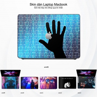 Skin dán Macbook mẫu Anonymous (đã cắt sẵn, inbox mã máy cho shop)