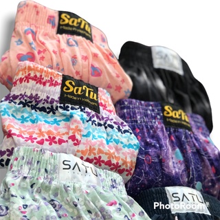 Quần Ngu Nam Nữ Mặc Nhà Tắm Biển Quần Ngủ SATU Vải Thun Cotton Co Giãn Thoải Mái Thoáng Mát