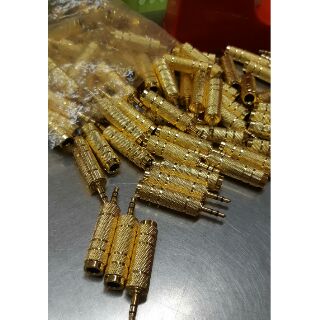 Jack đổi 6 li ra 3 li, giá 2 cái 40k , stereo xi vàng