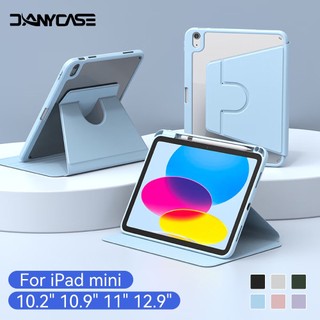 360° Bao Da Máy Tính Bảng Có Thể Xoay Cho iPad Air 5 / 4 10.9 Pro 11 12.9 Mini 6 2019 10.2 7 / 8 / 9th