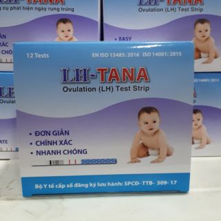 Que thử rụng trứng LH Tấn : Chủ động thời điểm sinh con thích hợp  (Hộp 12 Que)