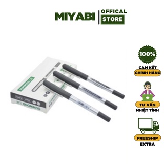 Bút gel đen , xanh , đỏ  SUNWOOD  ngòi 0,5mm - Bút bi nước đen văn phòng phẩm - Miyabi Store